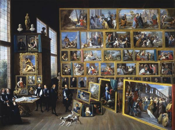    David Teniers Archduke Leopold William in his Gallery in Brussels-p France oil painting art